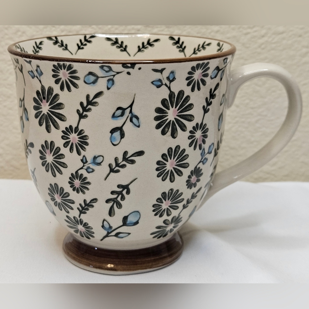 Floral Ceramic Mug NEW